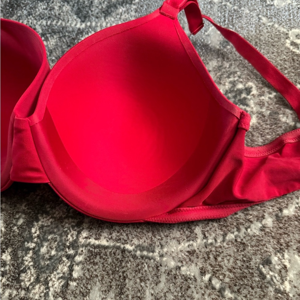 Warner's Vibrant Red Women's 38D Bra - Picture 3 of 8